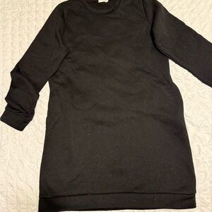 Elegant Black Long Sleeve Dress